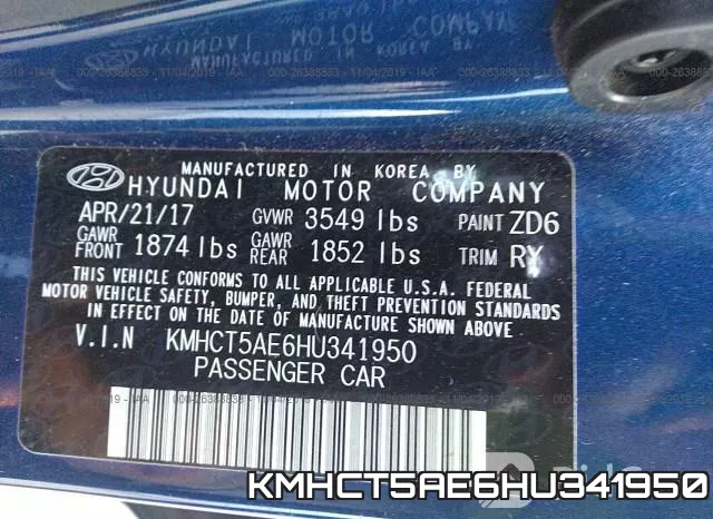 KMHCT5AE6HU341950 фото 10
