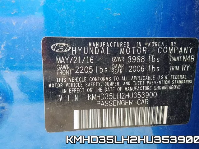 KMHD35LH2HU353900 фото 2