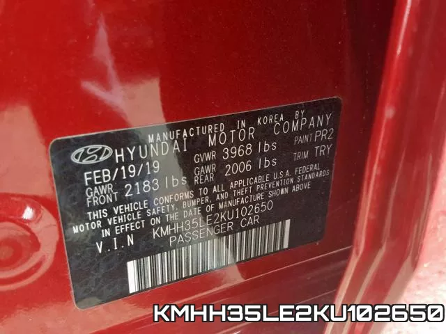 KMHH35LE2KU102650 фото 2