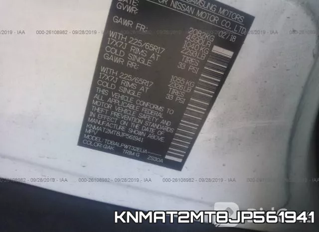 KNMAT2MT8JP561941 фото 10