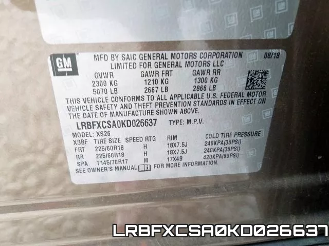 LRBFXCSA0KD026637 фото 2