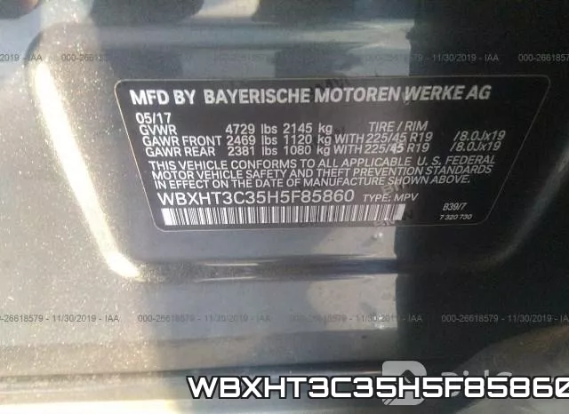 WBXHT3C35H5F85860 фото 9