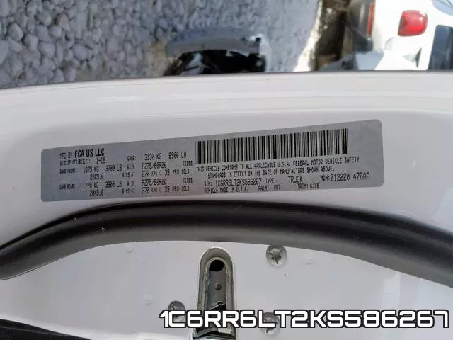 1C6RR6LT2KS586267 фото 2