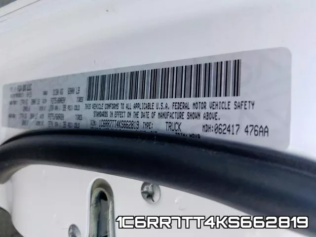 1C6RR7TT4KS662819 фото 2