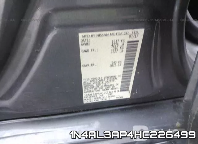 1N4AL3AP4HC226499 фото 9