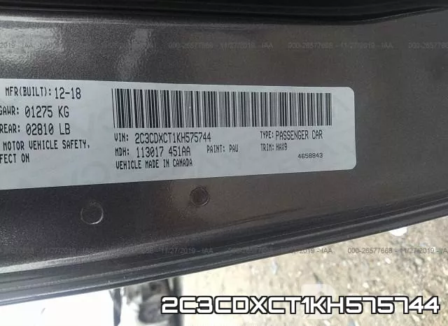 2C3CDXCT1KH575744 фото 10
