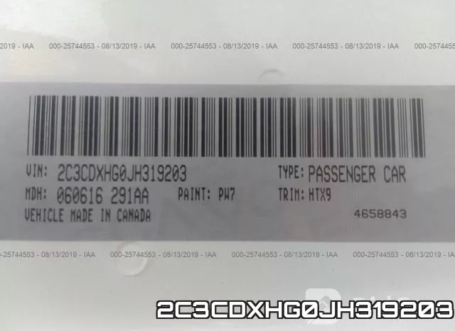 2C3CDXHG0JH319203 фото 10