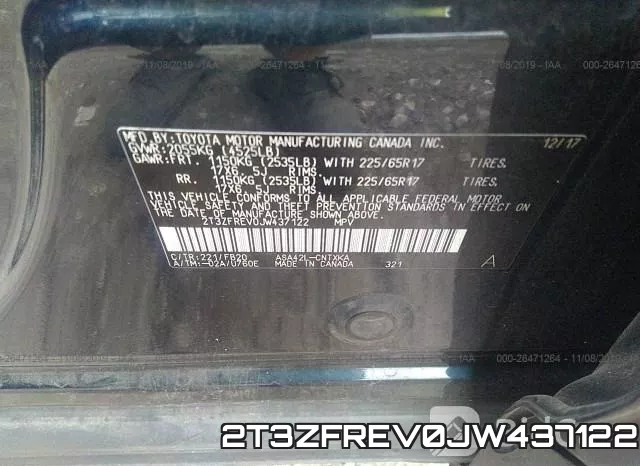 2T3ZFREV0JW437122 фото 10