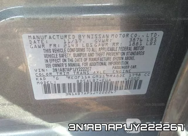 3N1AB7AP1JY222267 фото 9