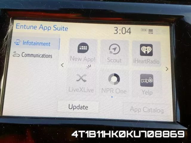 4T1B11HK0KU708869 фото 10