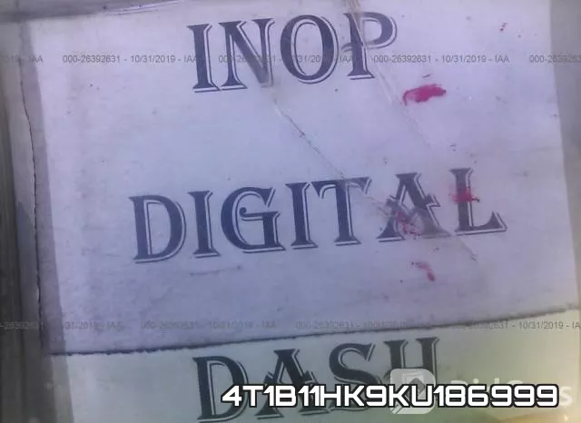 4T1B11HK9KU186999 фото 8