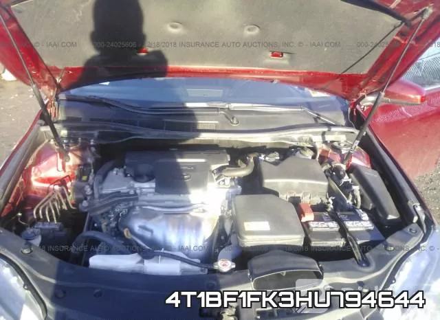 4T1BF1FK3HU794644 фото 2