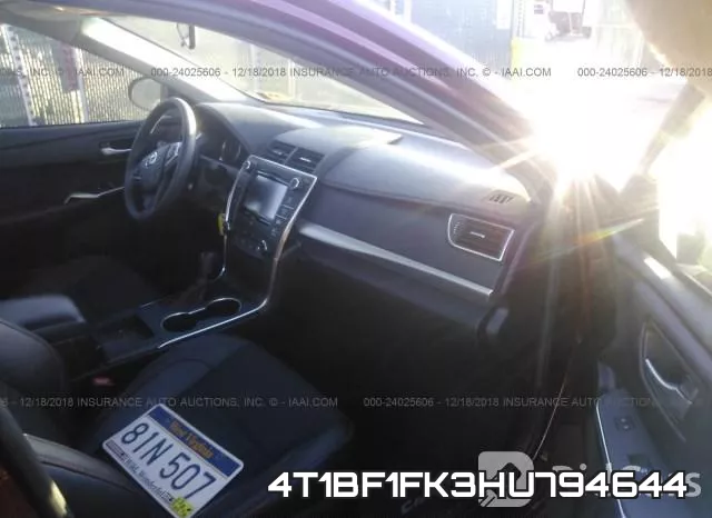 4T1BF1FK3HU794644 фото 6