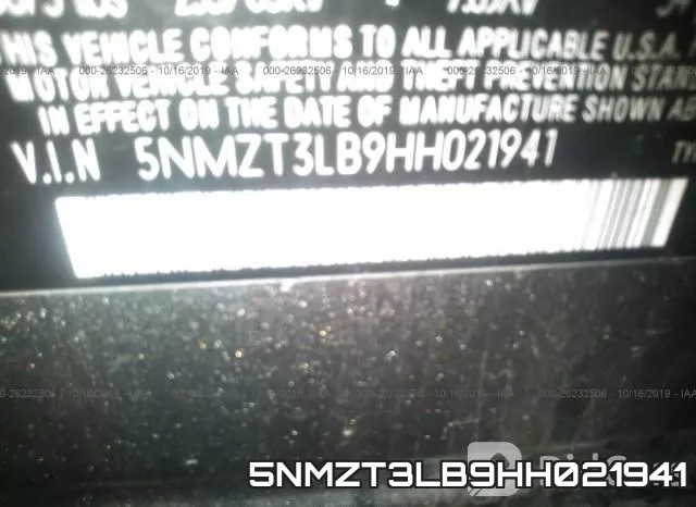 5NMZT3LB9HH021941 фото 10