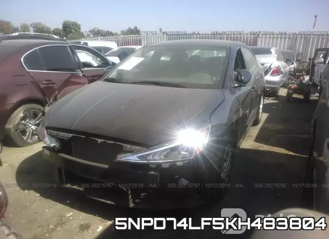 5NPD74LF5KH483804 фото 3