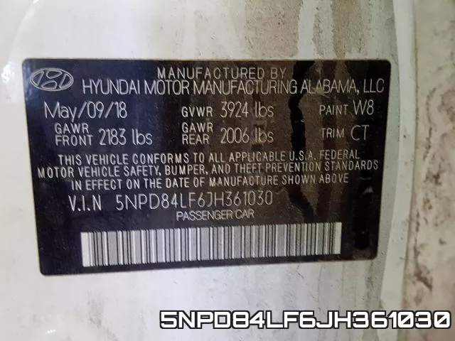 5NPD84LF6JH361030 фото 2