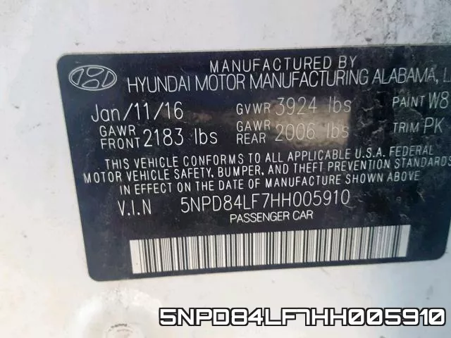 5NPD84LF7HH005910 фото 2