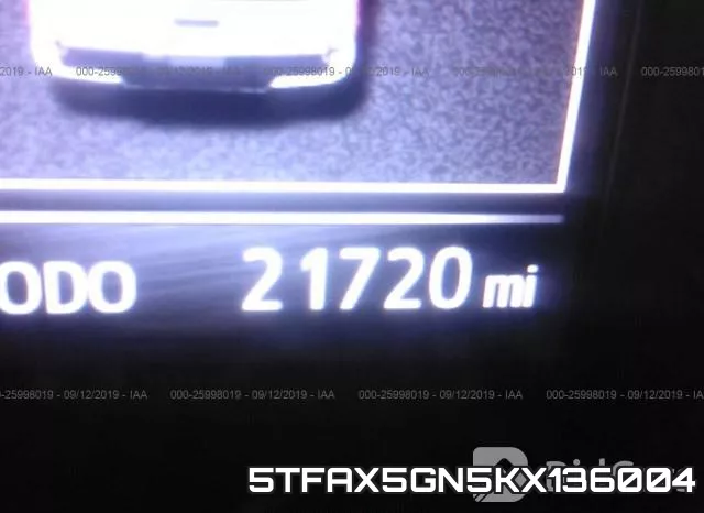 5TFAX5GN5KX136004 фото 7