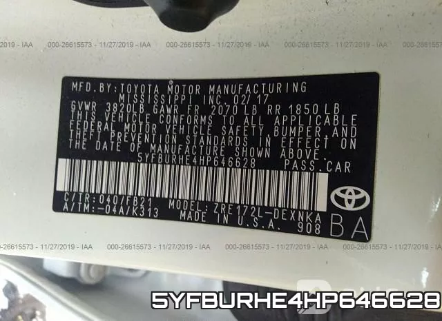 5YFBURHE4HP646628 фото 10