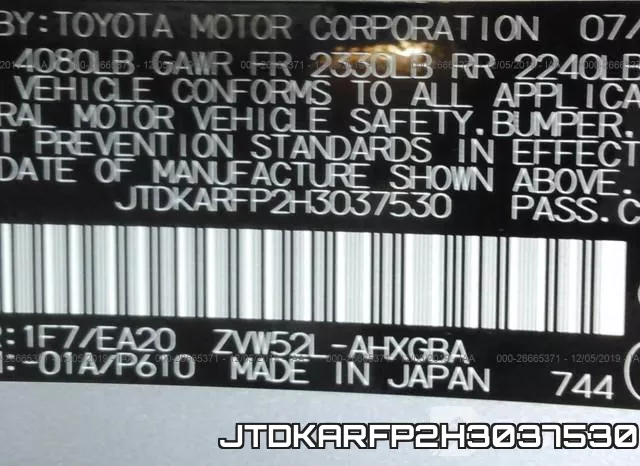 JTDKARFP2H3037530 фото 10