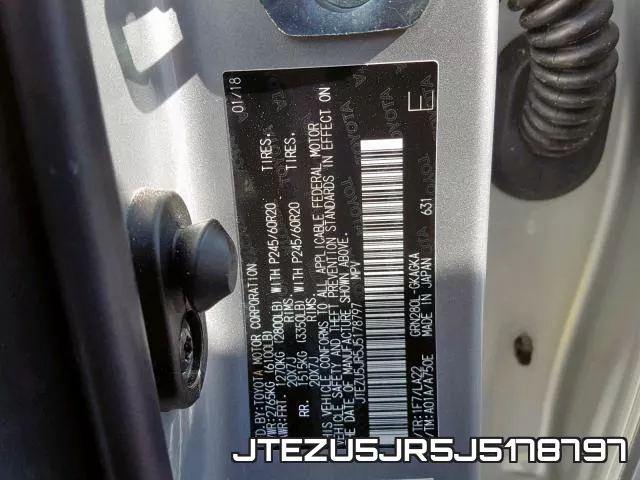 JTEZU5JR5J5178797 фото 2