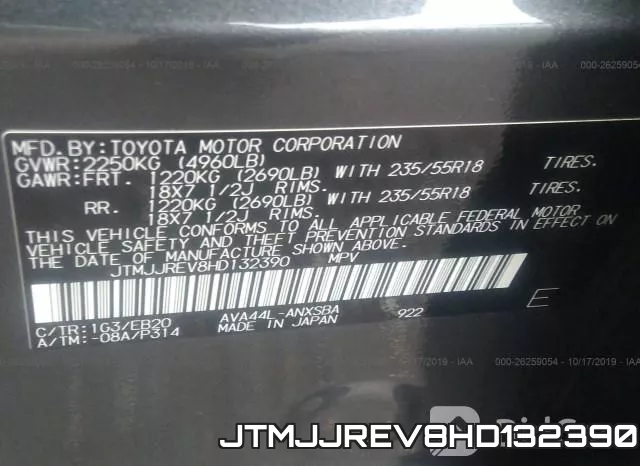 JTMJJREV8HD132390 фото 10