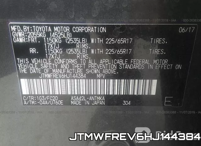 JTMWFREV6HJ144384 фото 10