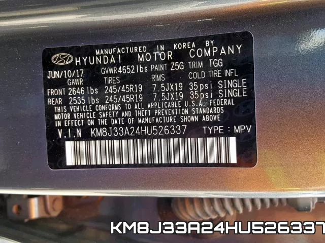 KM8J33A24HU526337 фото 2