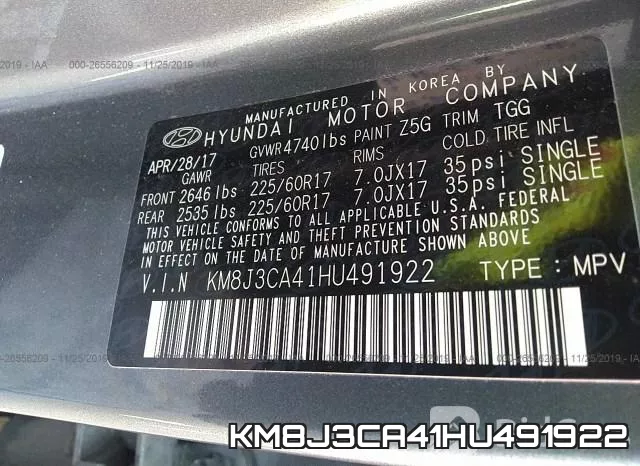 KM8J3CA41HU491922 фото 10