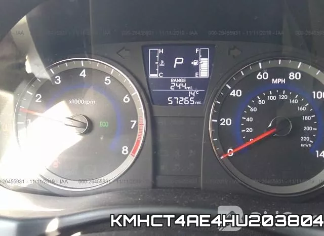 KMHCT4AE4HU203804 фото 8