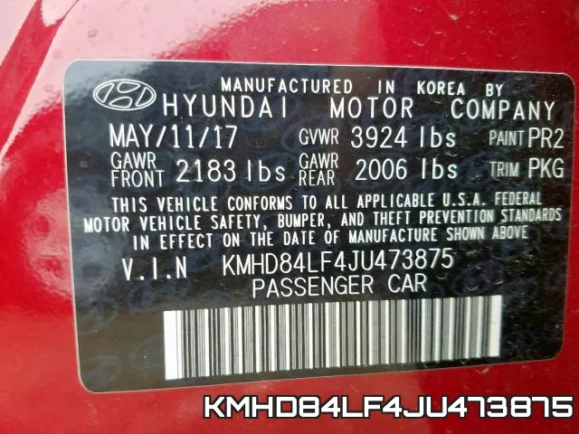 KMHD84LF4JU473875 фото 2