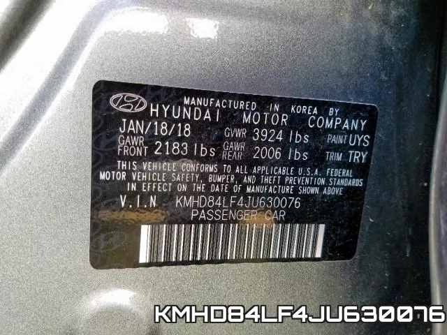KMHD84LF4JU630076 фото 2