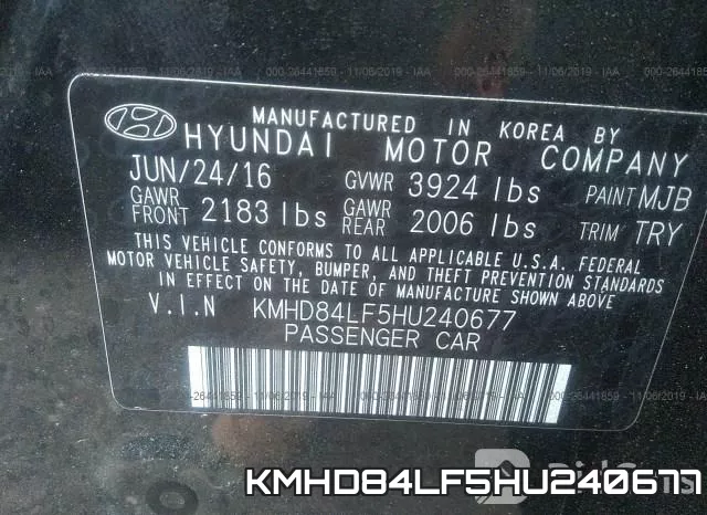 KMHD84LF5HU240677 фото 10