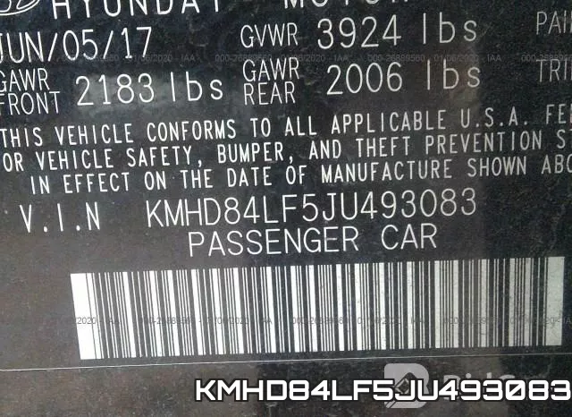 KMHD84LF5JU493083 фото 9