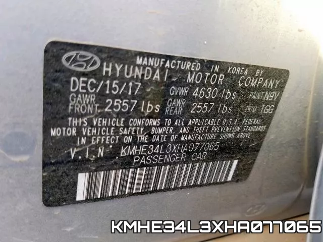 KMHE34L3XHA077065 фото 2