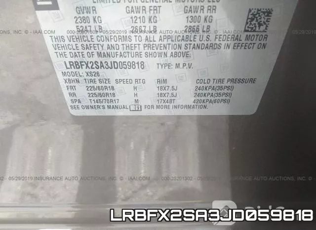 LRBFX2SA3JD059818 фото 10