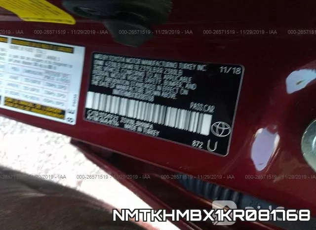 NMTKHMBX1KR081768 фото 10