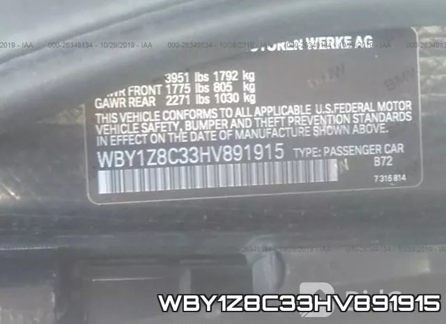 WBY1Z8C33HV891915 фото 7