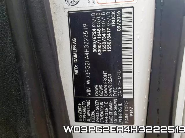 WD3PG2EA4H3222519 фото 2