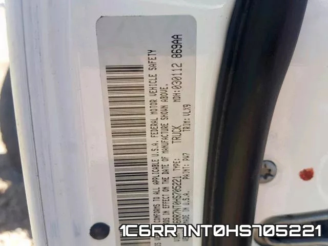 1C6RR7NT0HS705221 фото 2