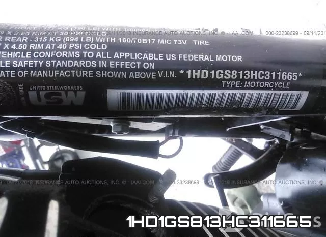 1HD1GS813HC311665 фото 2