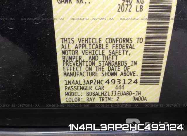 1N4AL3AP2HC493124 фото 10