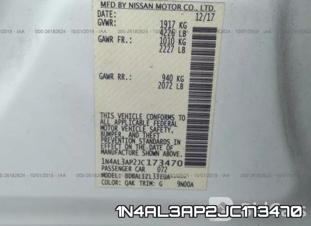 1N4AL3AP2JC173470 фото 9