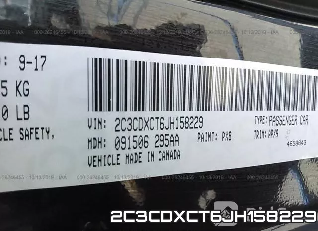 2C3CDXCT6JH158229 фото 9