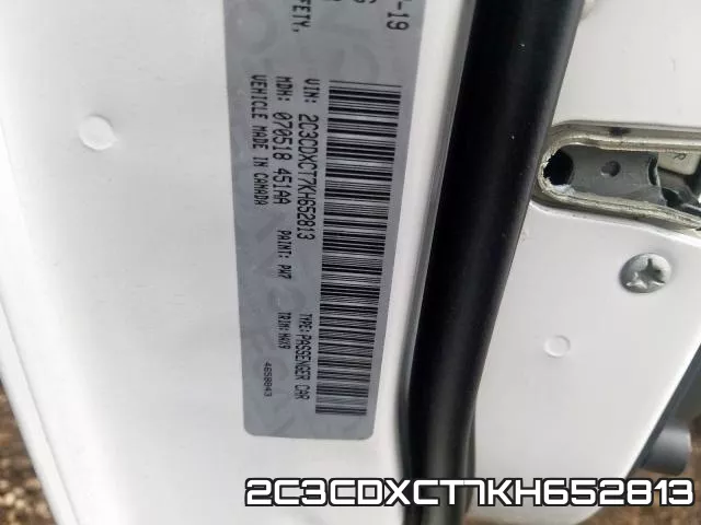 2C3CDXCT7KH652813 фото 2