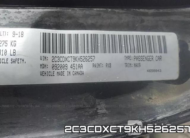 2C3CDXCT9KH526257 фото 9
