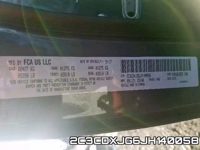 2C3CDXJG6JH140058 фото 2