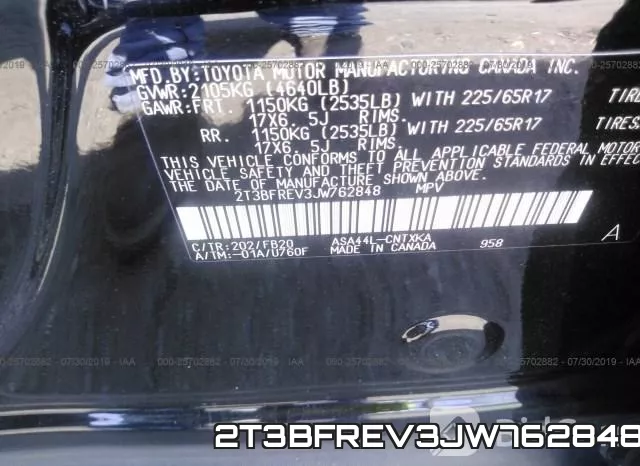 2T3BFREV3JW762848 фото 10
