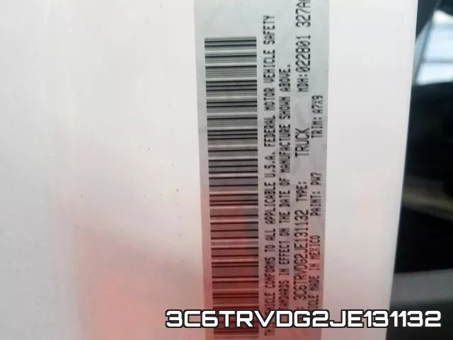 3C6TRVDG2JE131132 фото 2