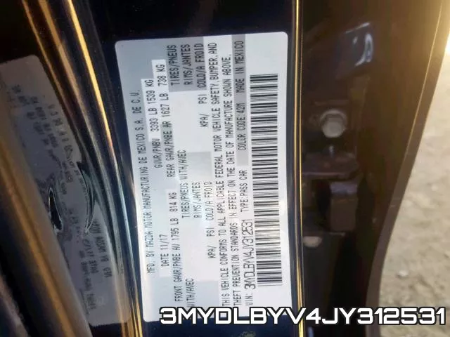 3MYDLBYV4JY312531 фото 2